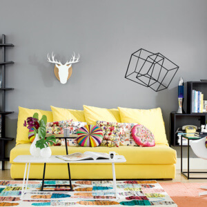 SOFA CAMA AMARELO